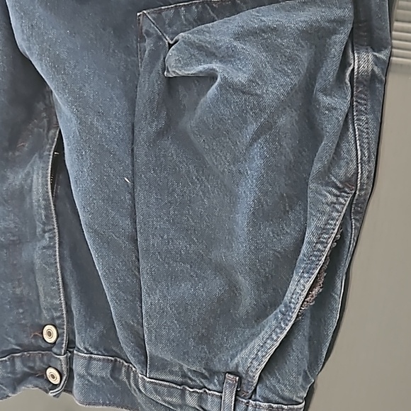 Free People Marx Slouchy Cargo Jeans Tab Button Detail Wideleg - Picture 13 of 13